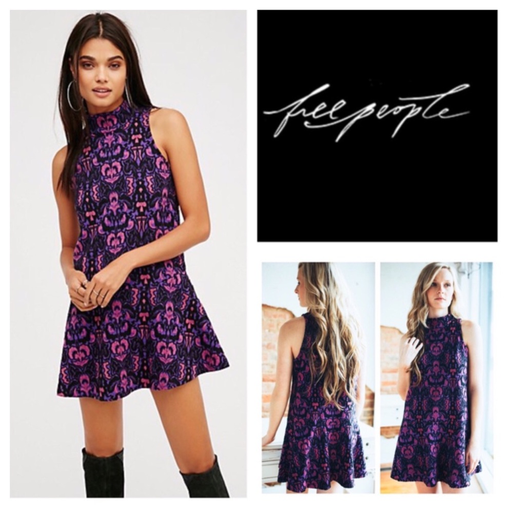 Free People Amelia Mini Dress. Excellent condition. Worn once. Size large.